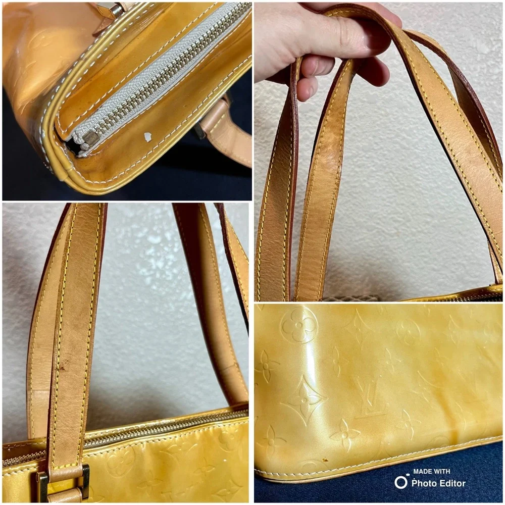 SOLD✨Louis Vuitton✨ Vernis Leather LV Monogram Houston Tote Bag EUC - Picture 16 of 17